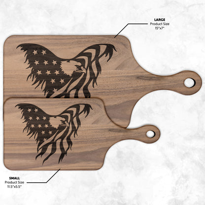 America Eagle Hardwood Paddle Cutting Board