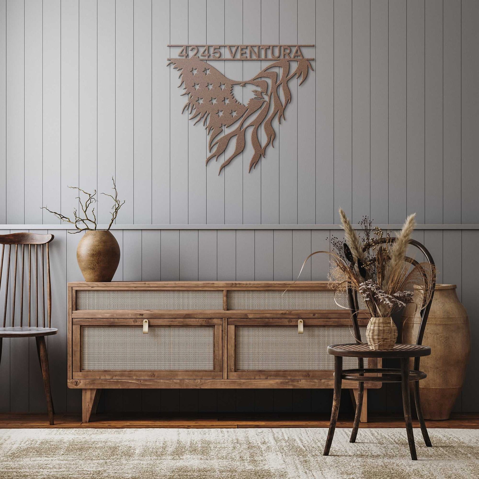 America Eagle & Flag