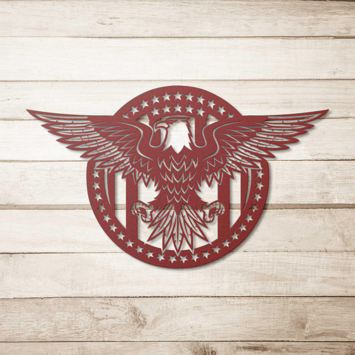 Custom Eagle Circle Decor