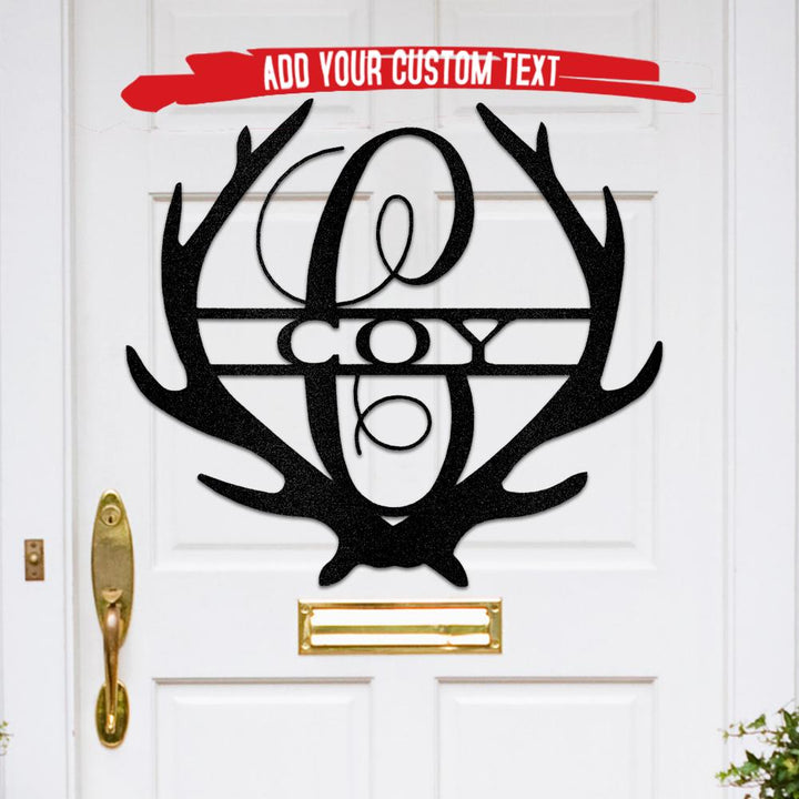 Custom Antler Sign