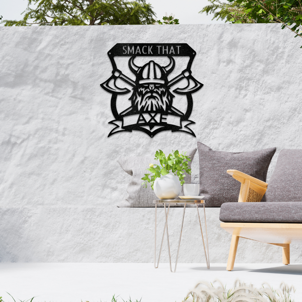 Battle Axe Plaque Monogram