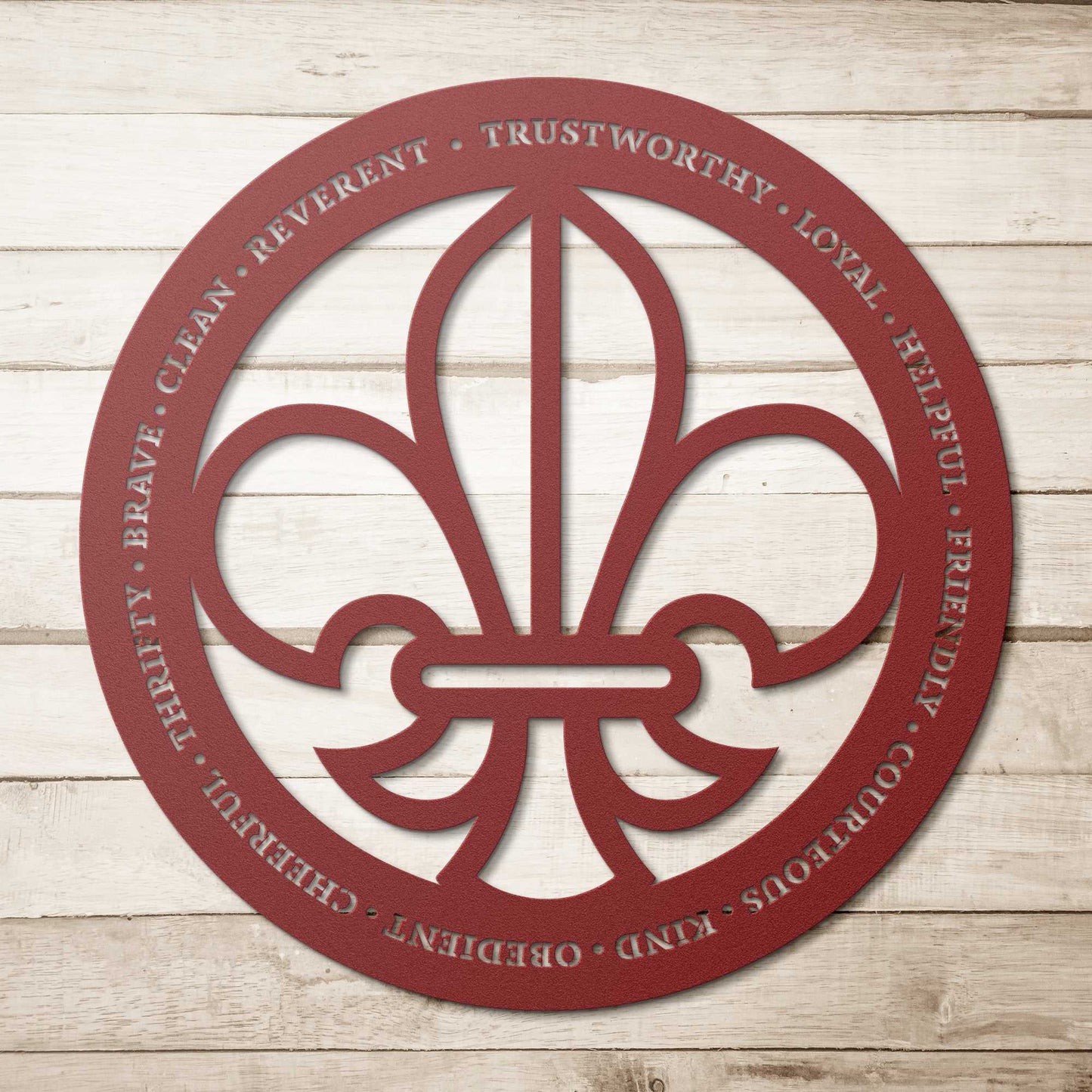 Boy Scout Law Circle - Country Proud USA