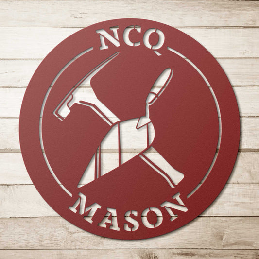 NCQ Mason Circle Metal Wall Art, In or Outdoors