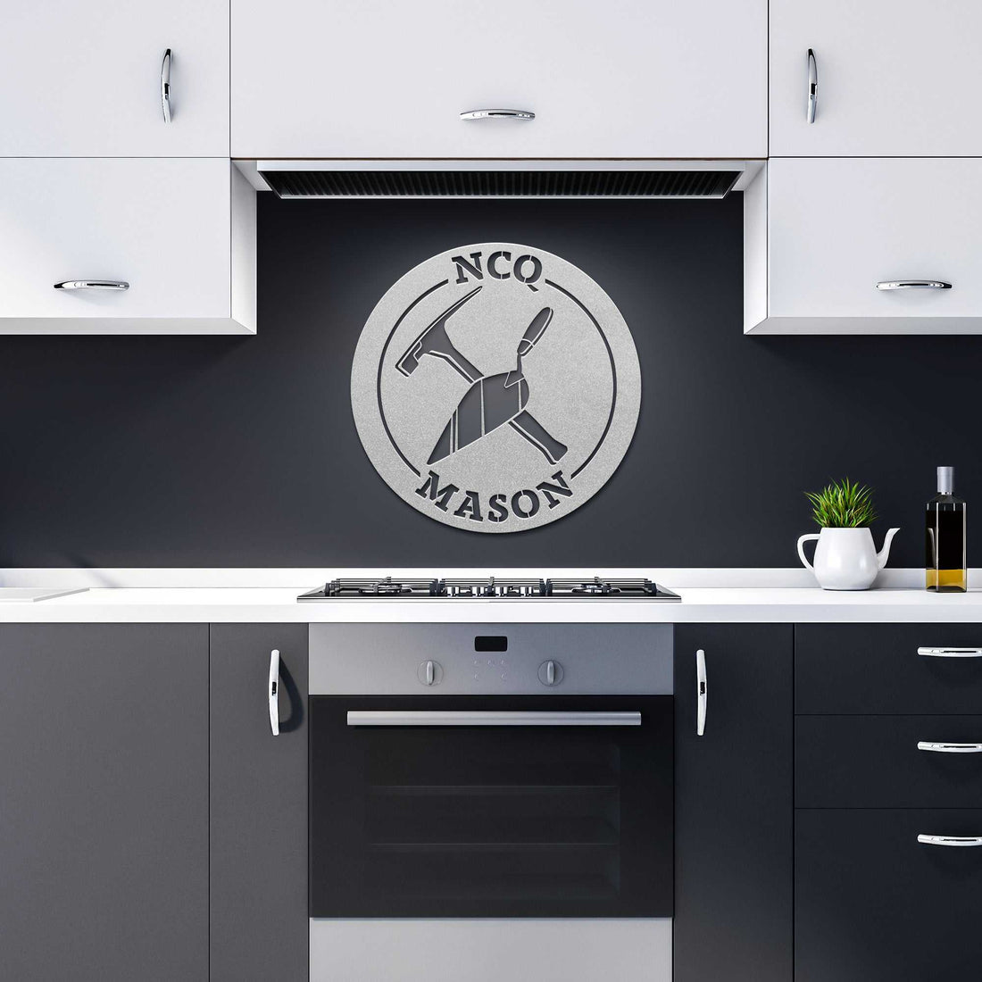 Business Sign Circle Metal Art