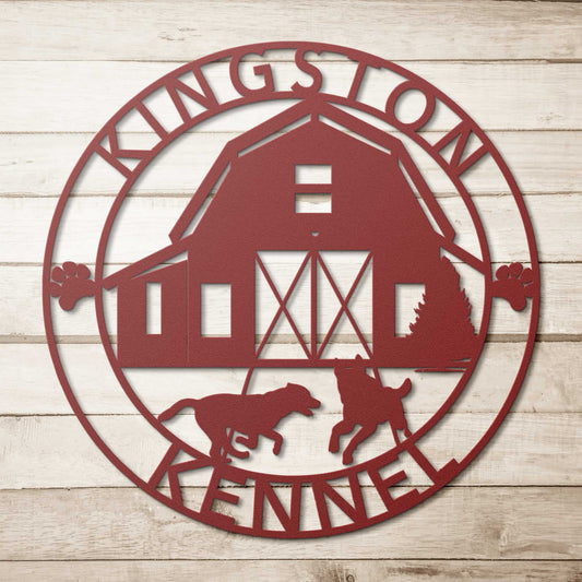 Dog Lovers' Metal Wall Art Custom Home Decor