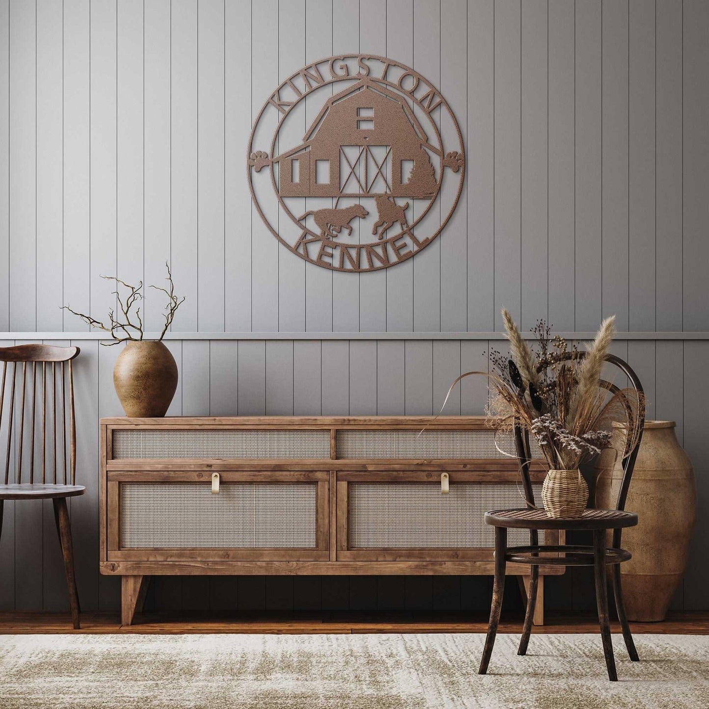 Dog Lovers' Metal Wall Art