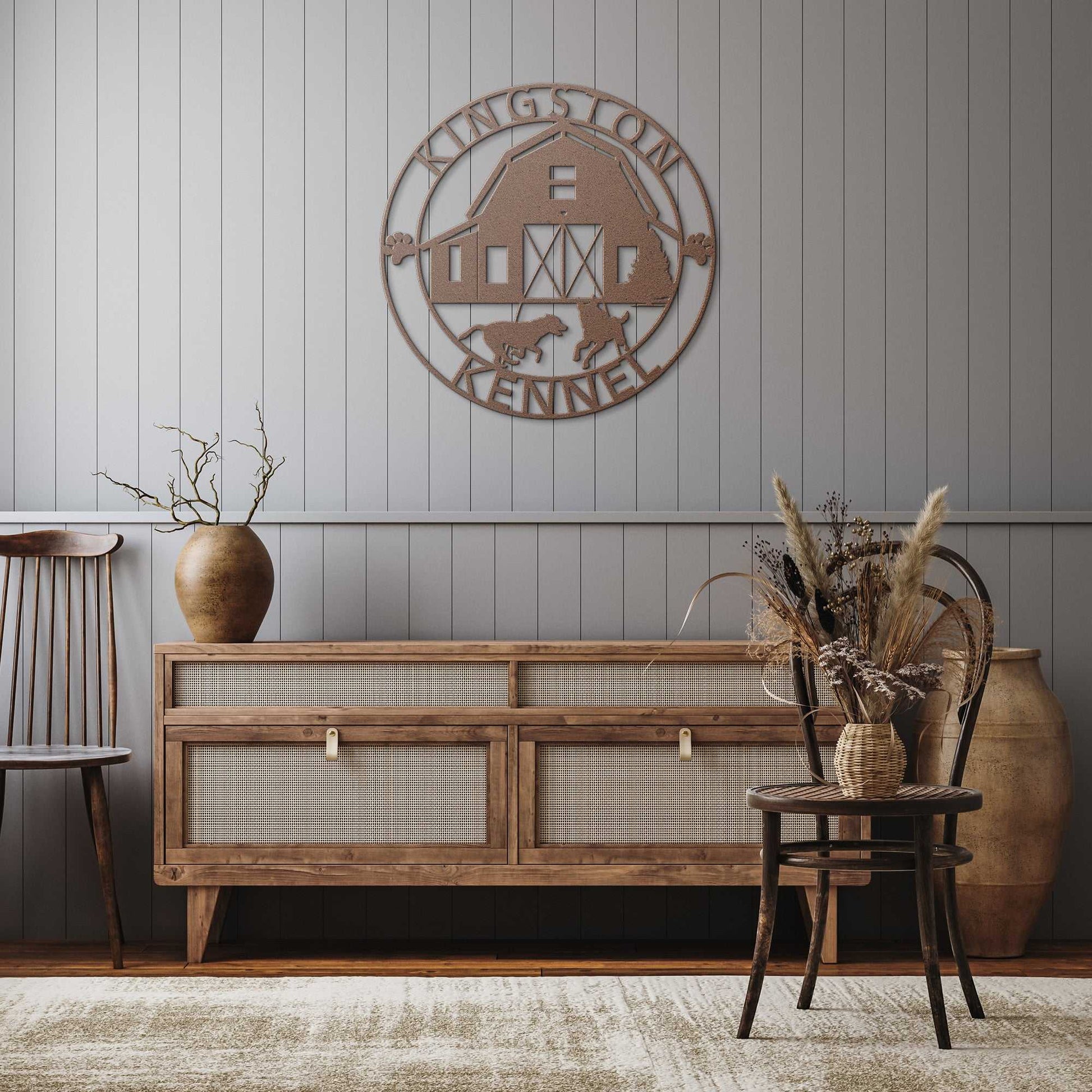 Dog Lovers' Metal Wall Art