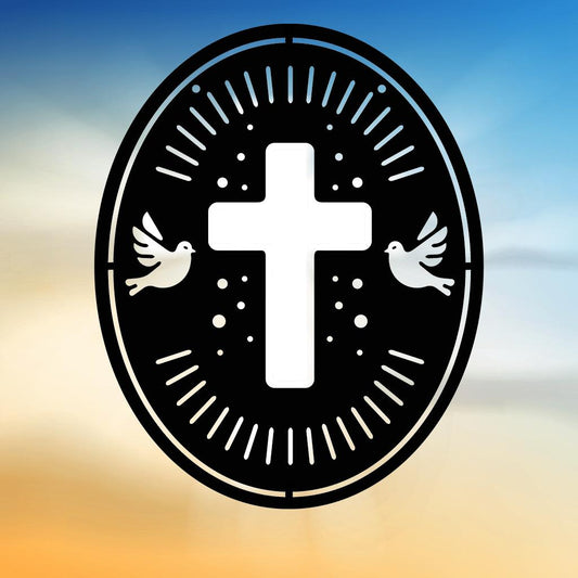 Faith in God Metal Wall Art Custom Home Decor