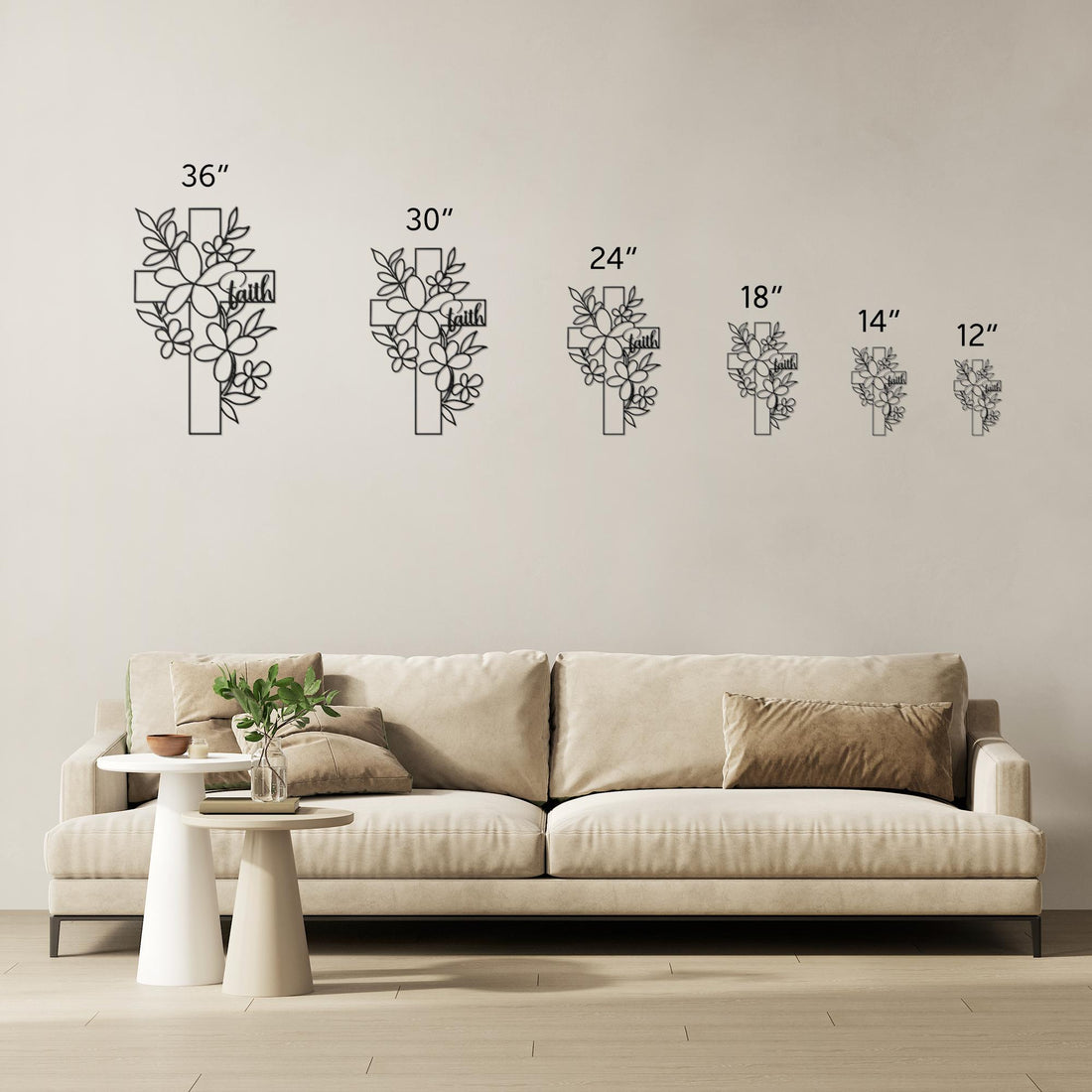 Floral_Faith_Cross_Metal_Wall_Art_Size_Options_Mockup