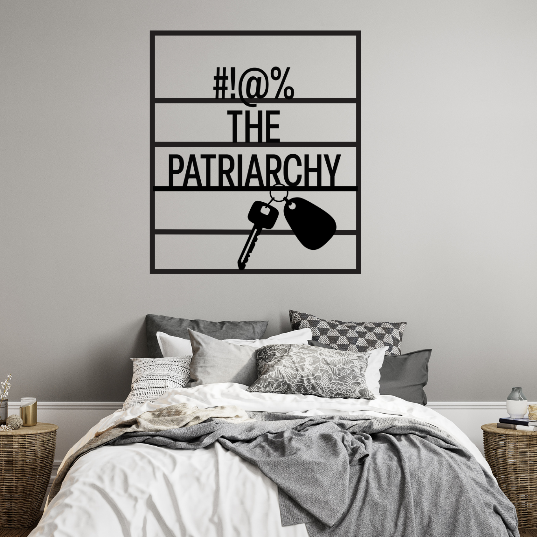 F#ck the Patriarchy Swiftie Fan Metal Wall Art - Country Proud USA