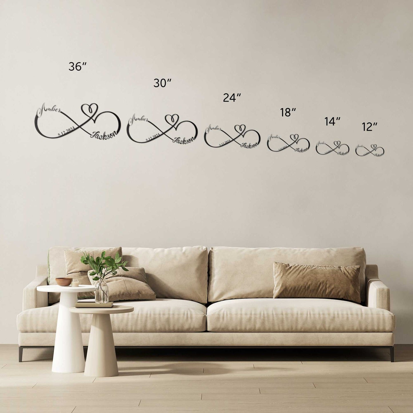 Infinity Couples Heart - Country Proud USA