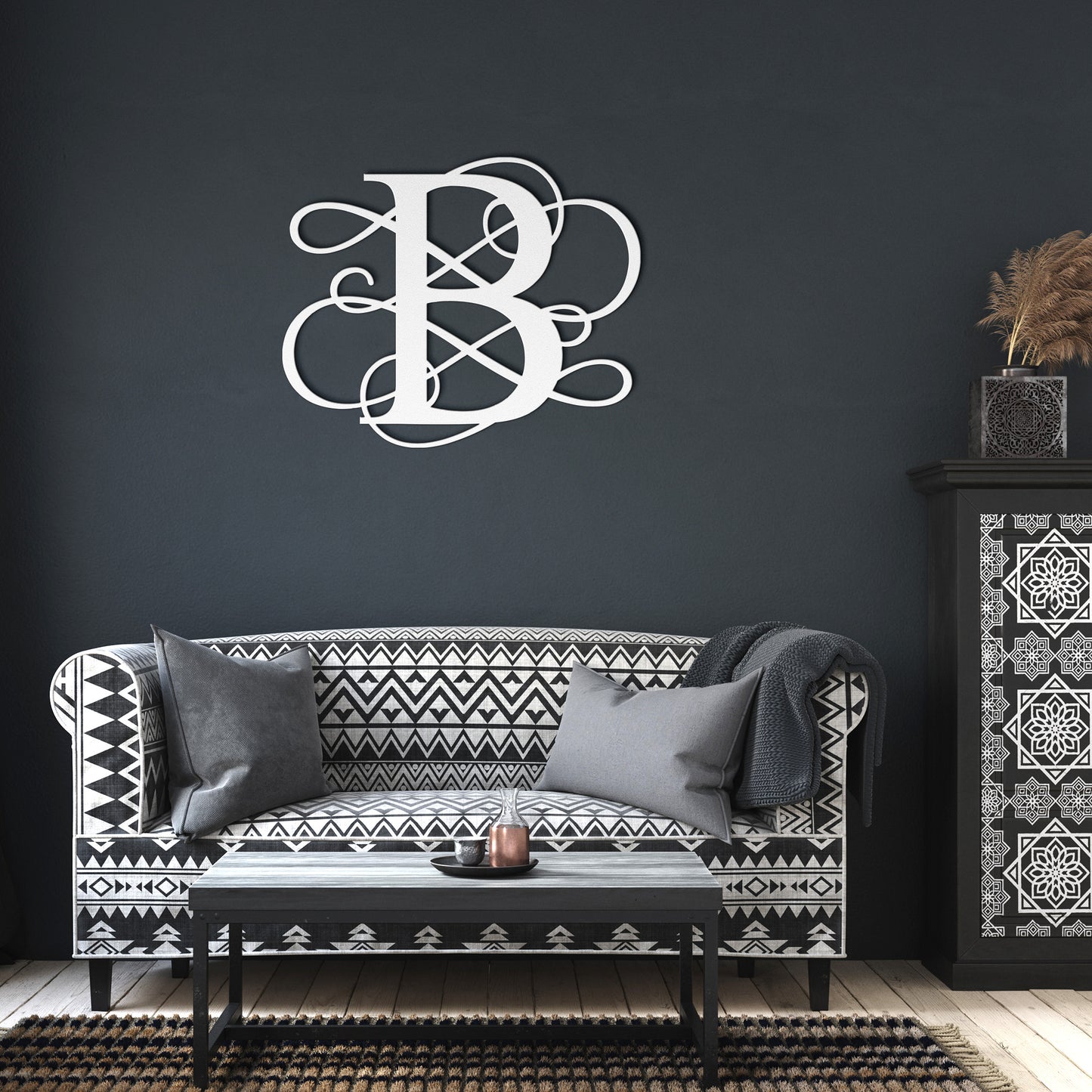 Letter B, Elaborate Letter - Country Proud USA