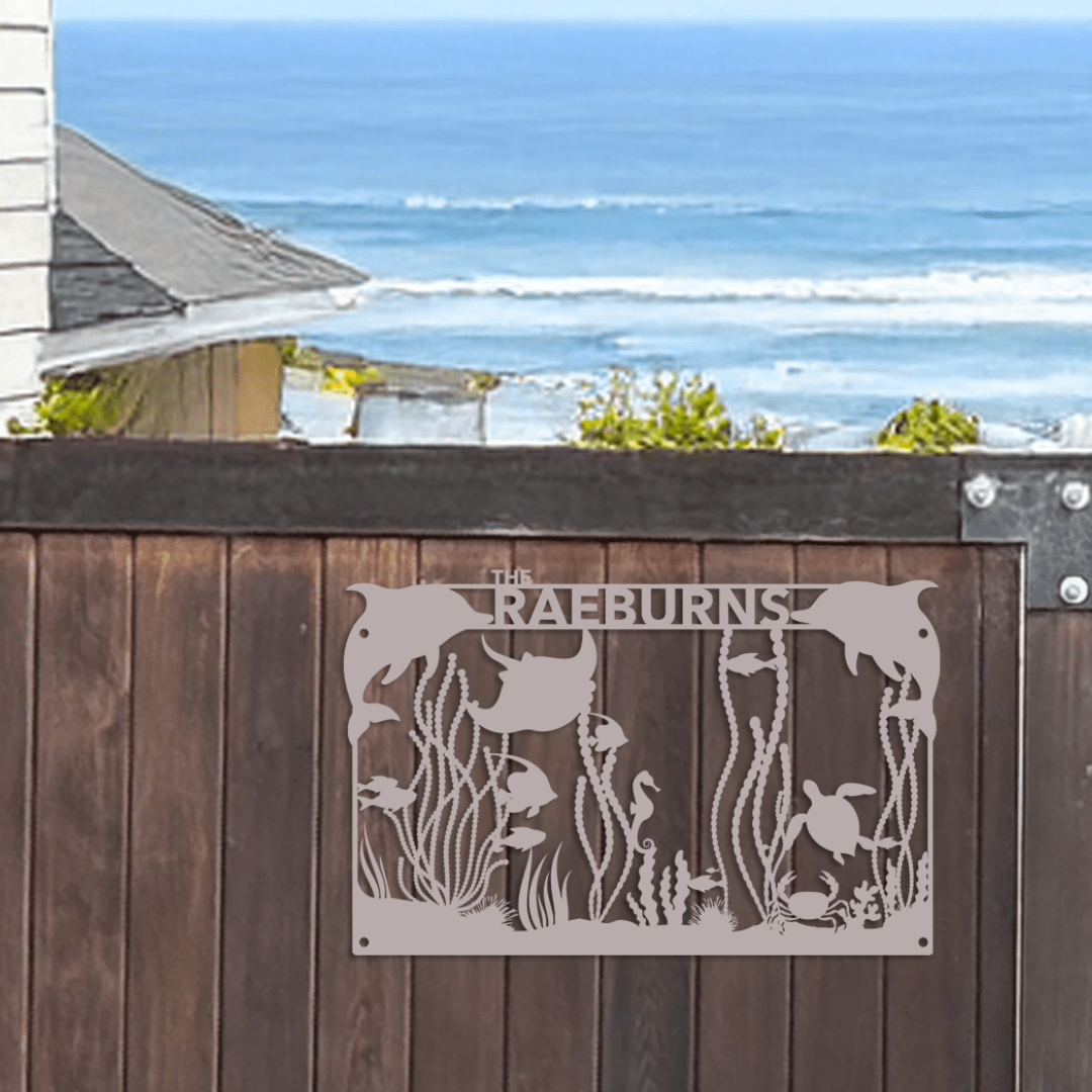 Personalized Ocean Aquarium Scene
