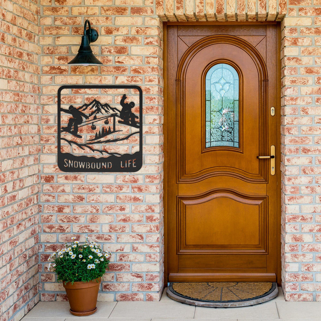 Snowbound_Life_Metal_Wall_Art_Black_Brick_Entrance_Mockup.png