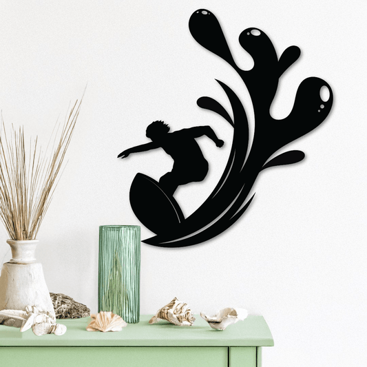 Surfer Splash Spray Arc Wall Art