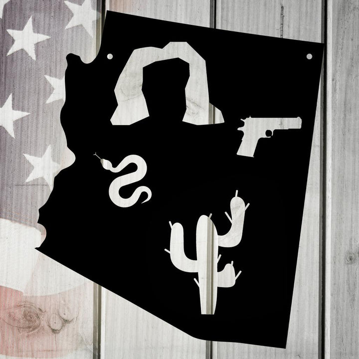 The Grand Canyon State Arizona Metal Wall Art