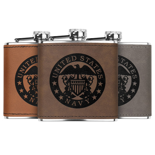 United States Navy Stainless Steel Flask