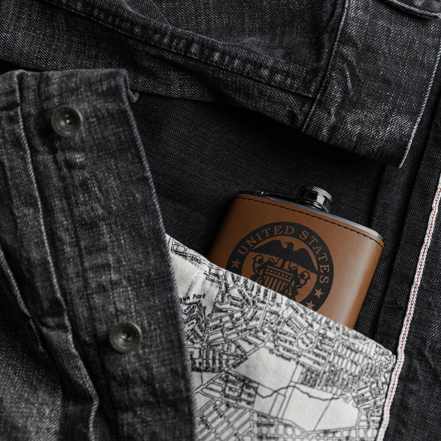 United States Navy Stainless Steel Flask - Country Proud USA