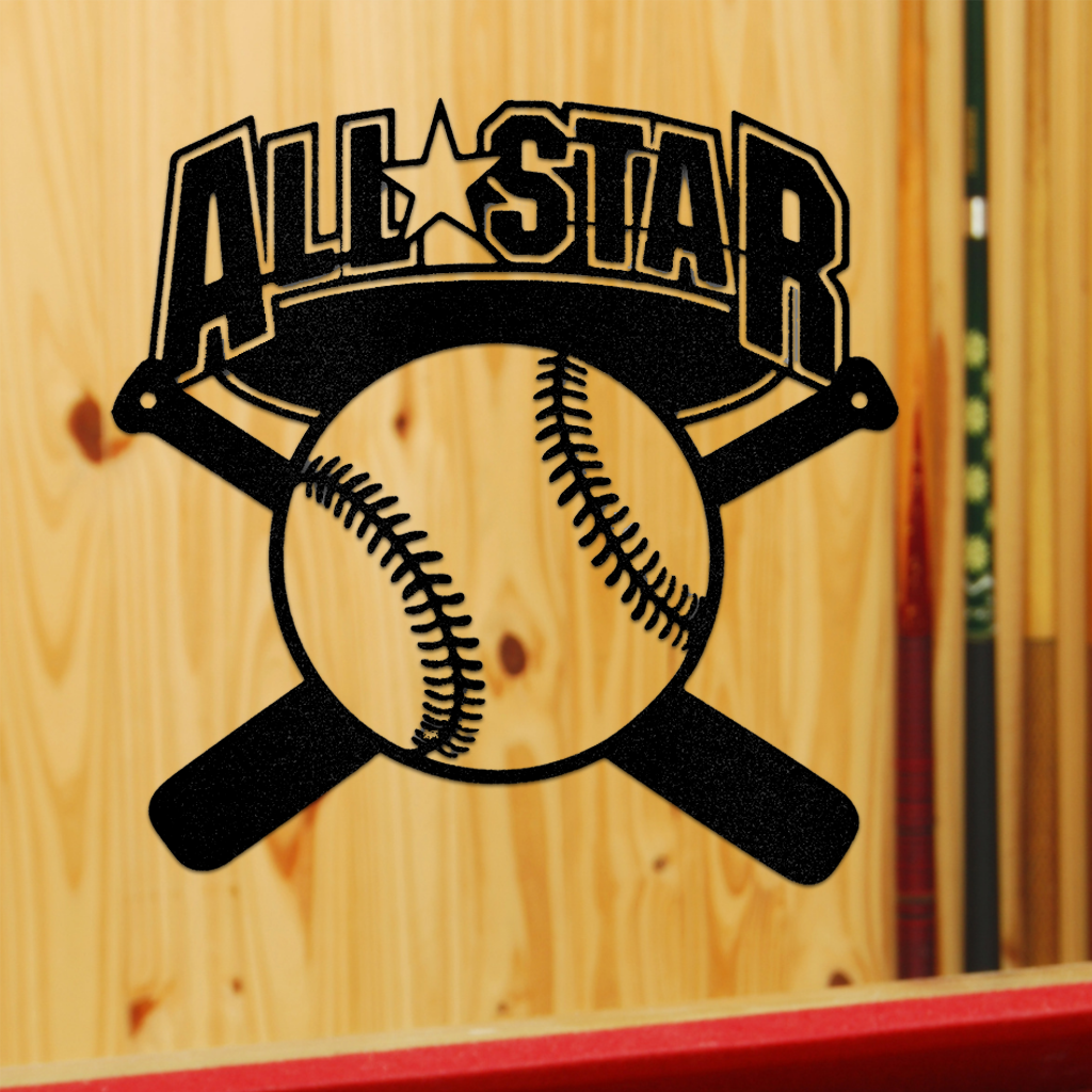 All-Star Personalizable Family Metal Sign
