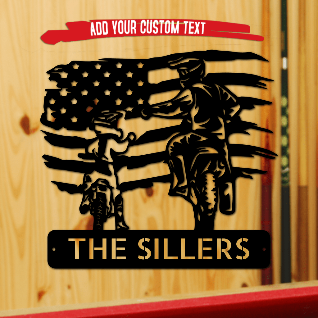 American Motocross Custom Family Monogram