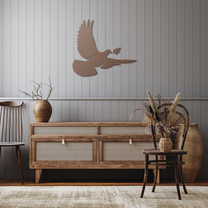 Easter Dove Metal Wall Art Home Decor