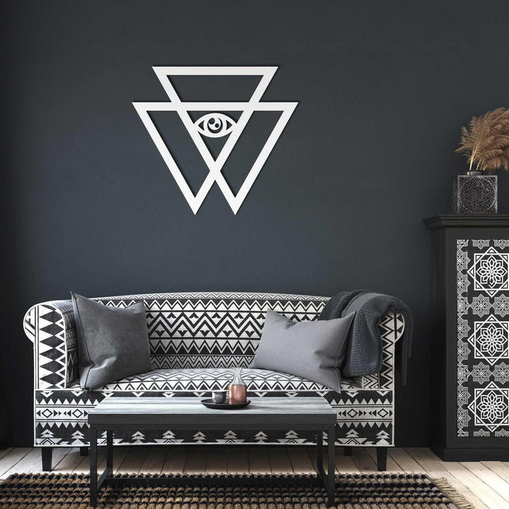 Eye of Providence Metal Wall Art Home Decor