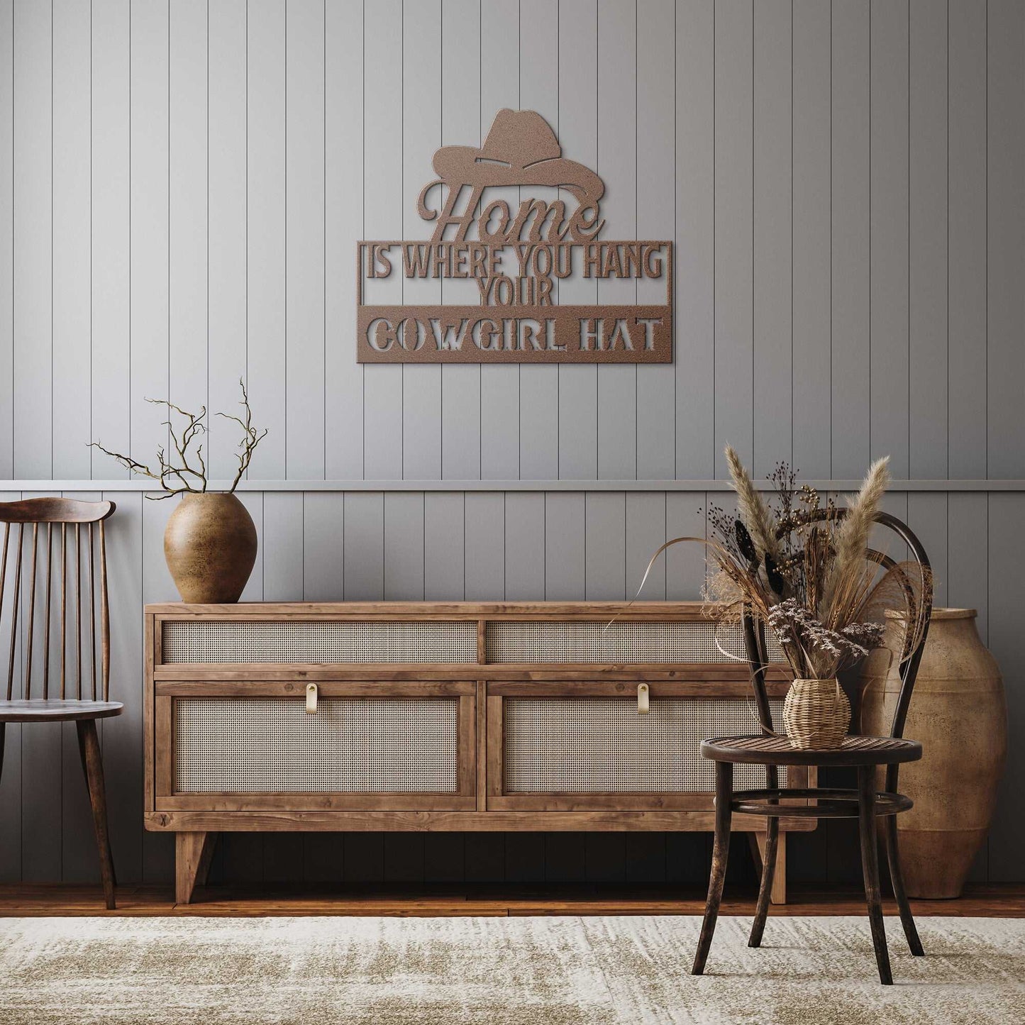 Home is Where You Hang Your Cowgirl Hat - Country Proud USA