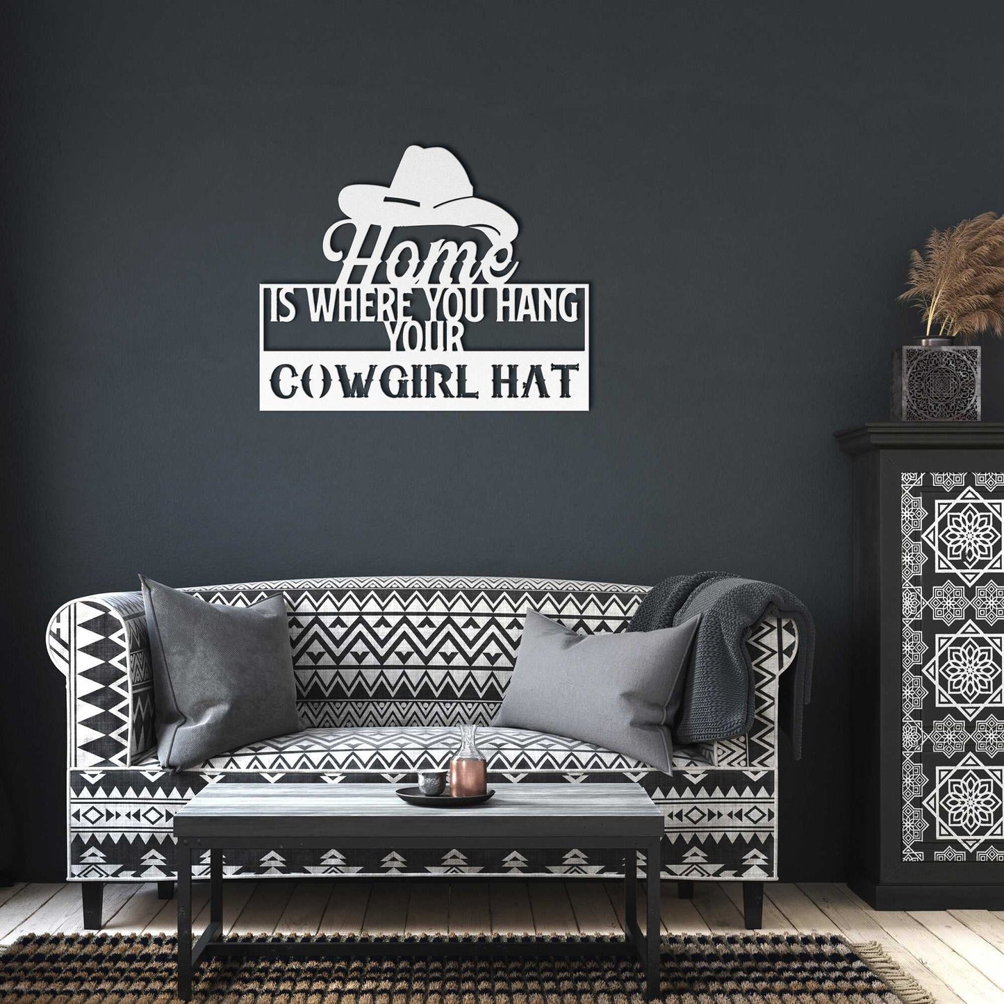 Home is Where You Hang Your Cowgirl Hat - Country Proud USA