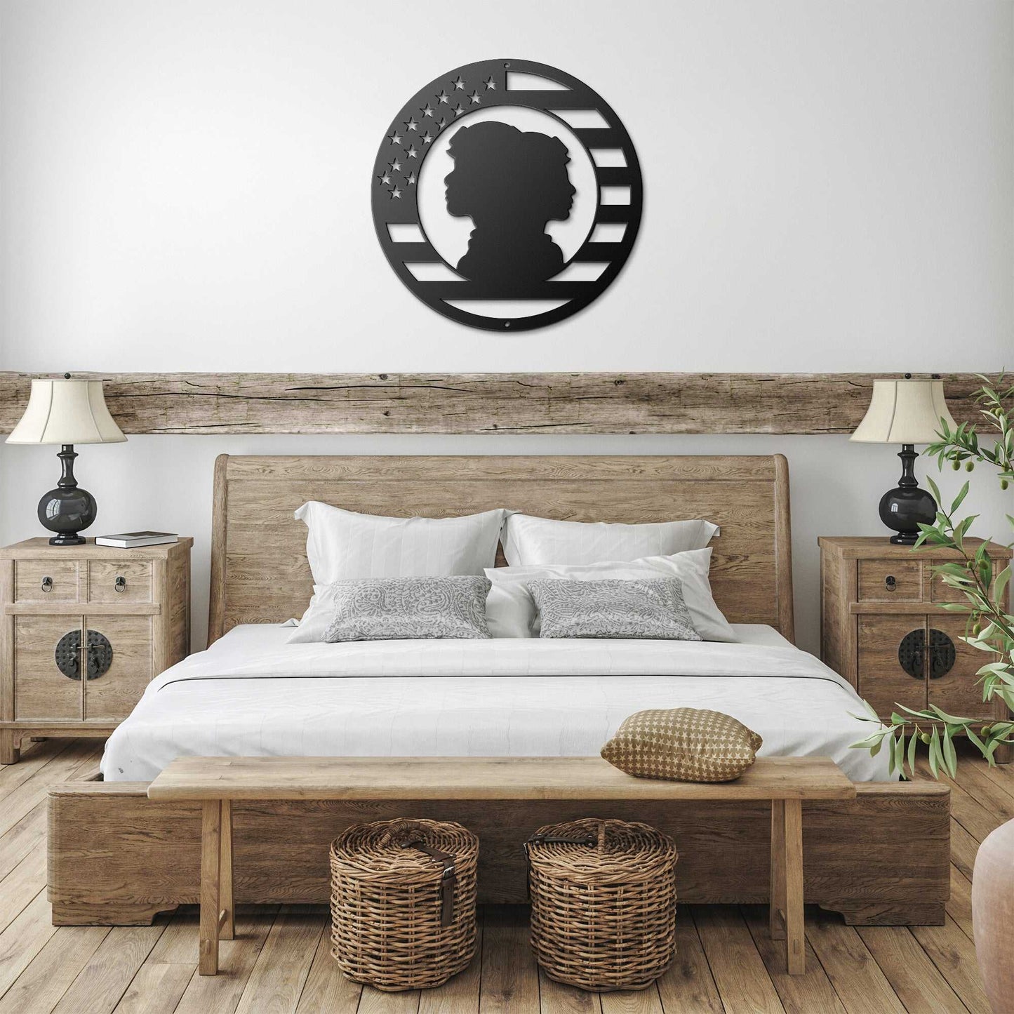 Honor Our Military Circle Monogram
