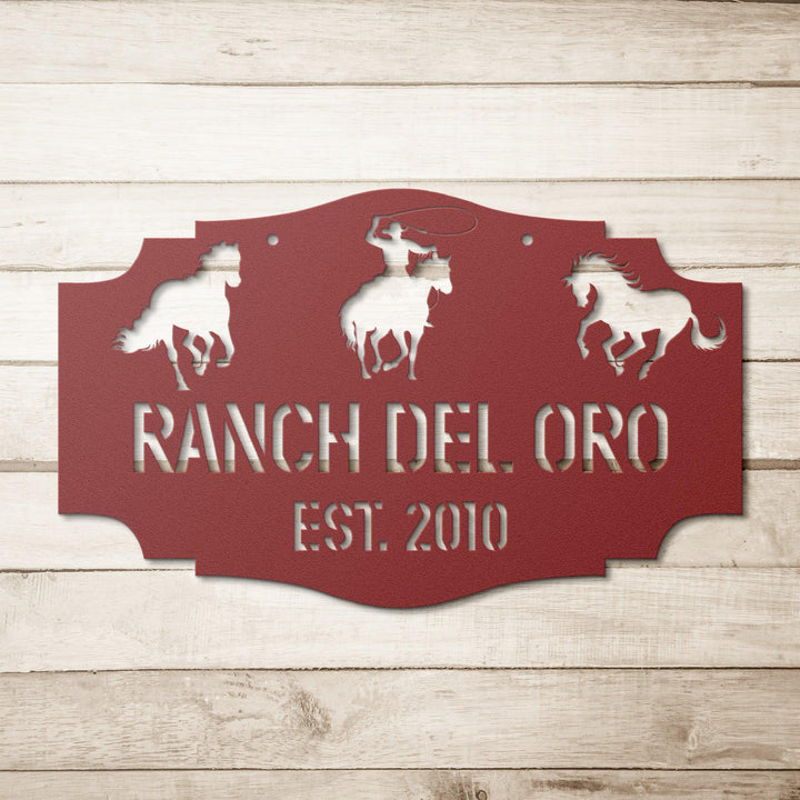Ranch Address Sign - Country Proud USA