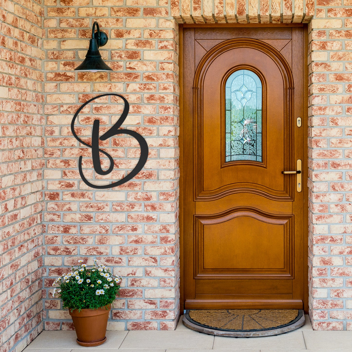 Script Letter B, Your Initial - Country Proud USA