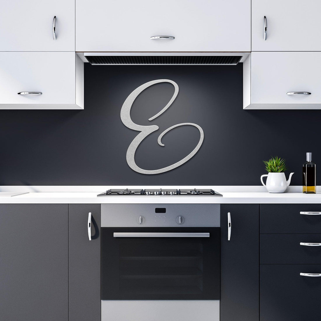 Script Letter E, Your Initial - Country Proud USA