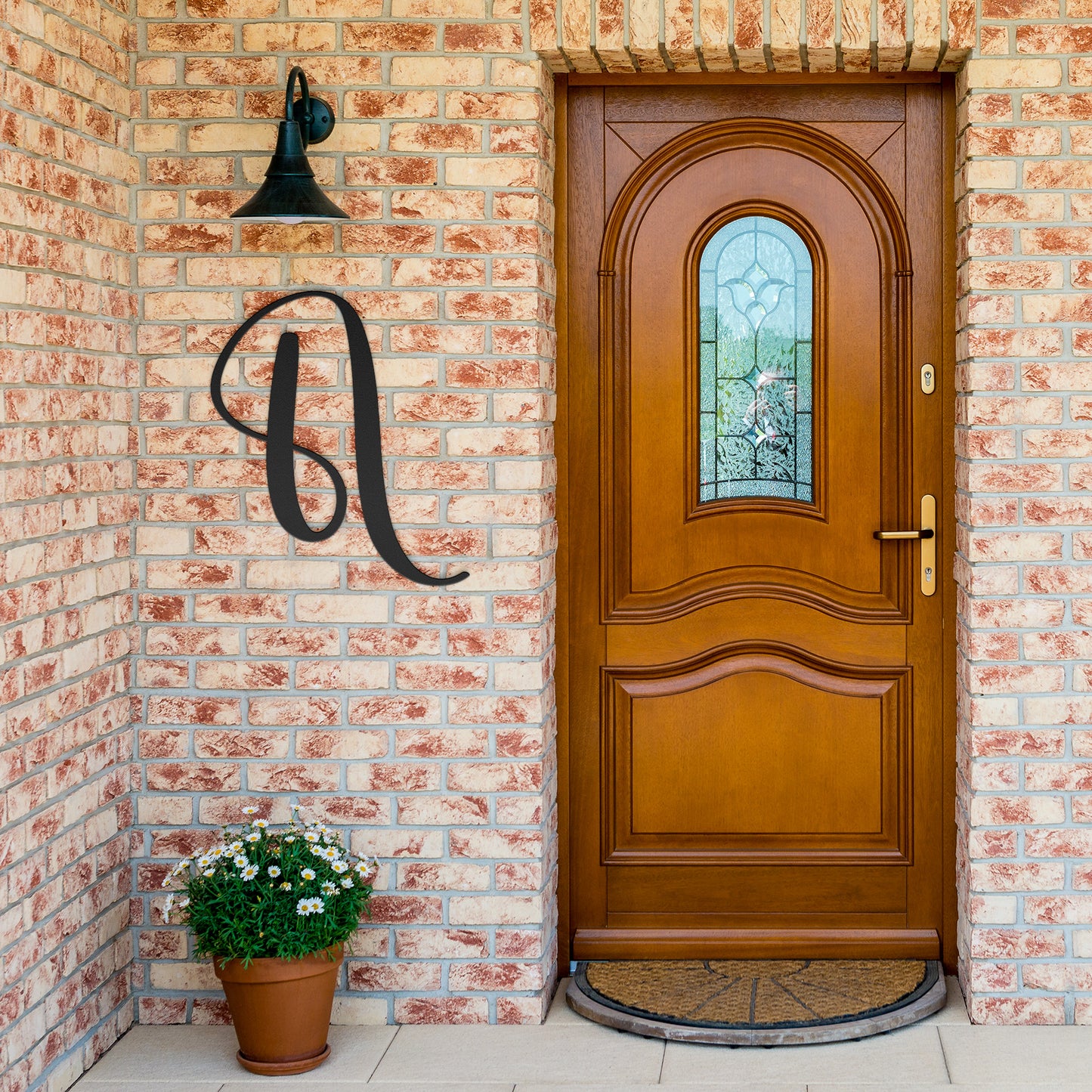 Script Letter N, Your Initial - Country Proud USA