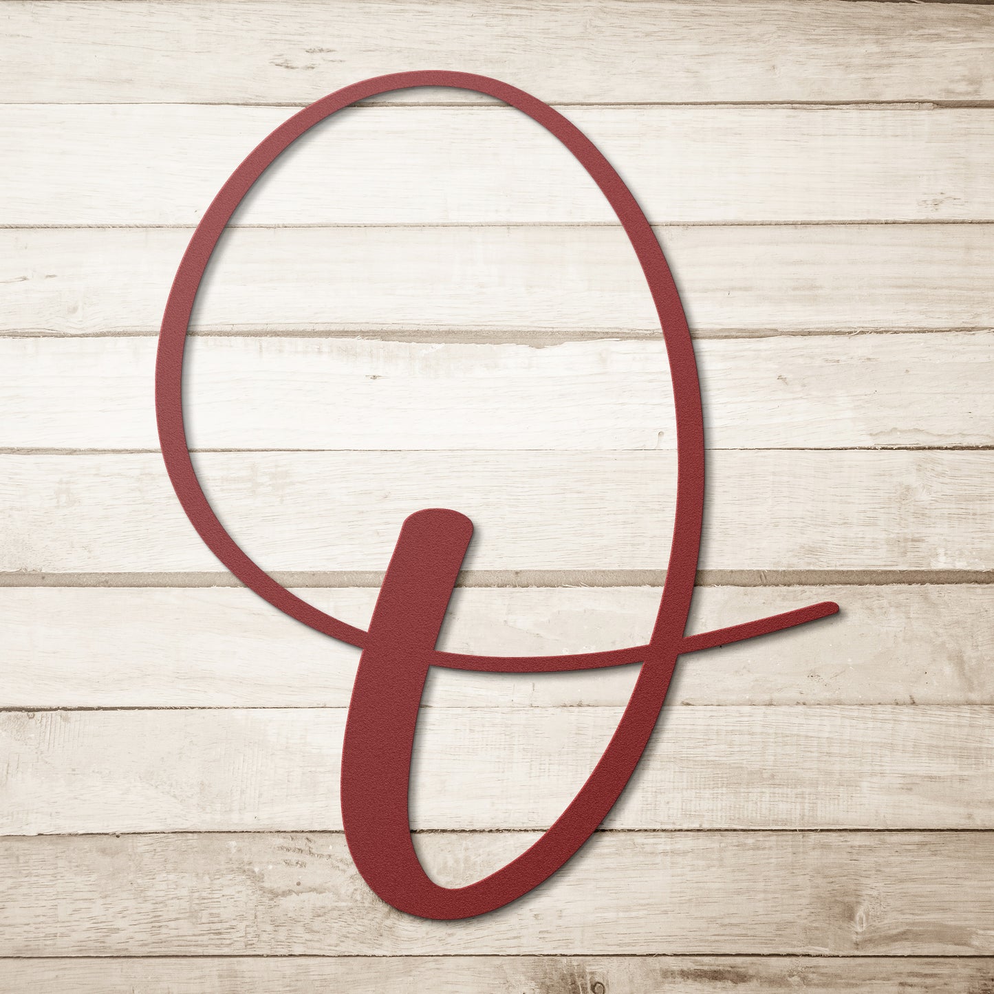 Script Letter O, Your Initial - Country Proud USA