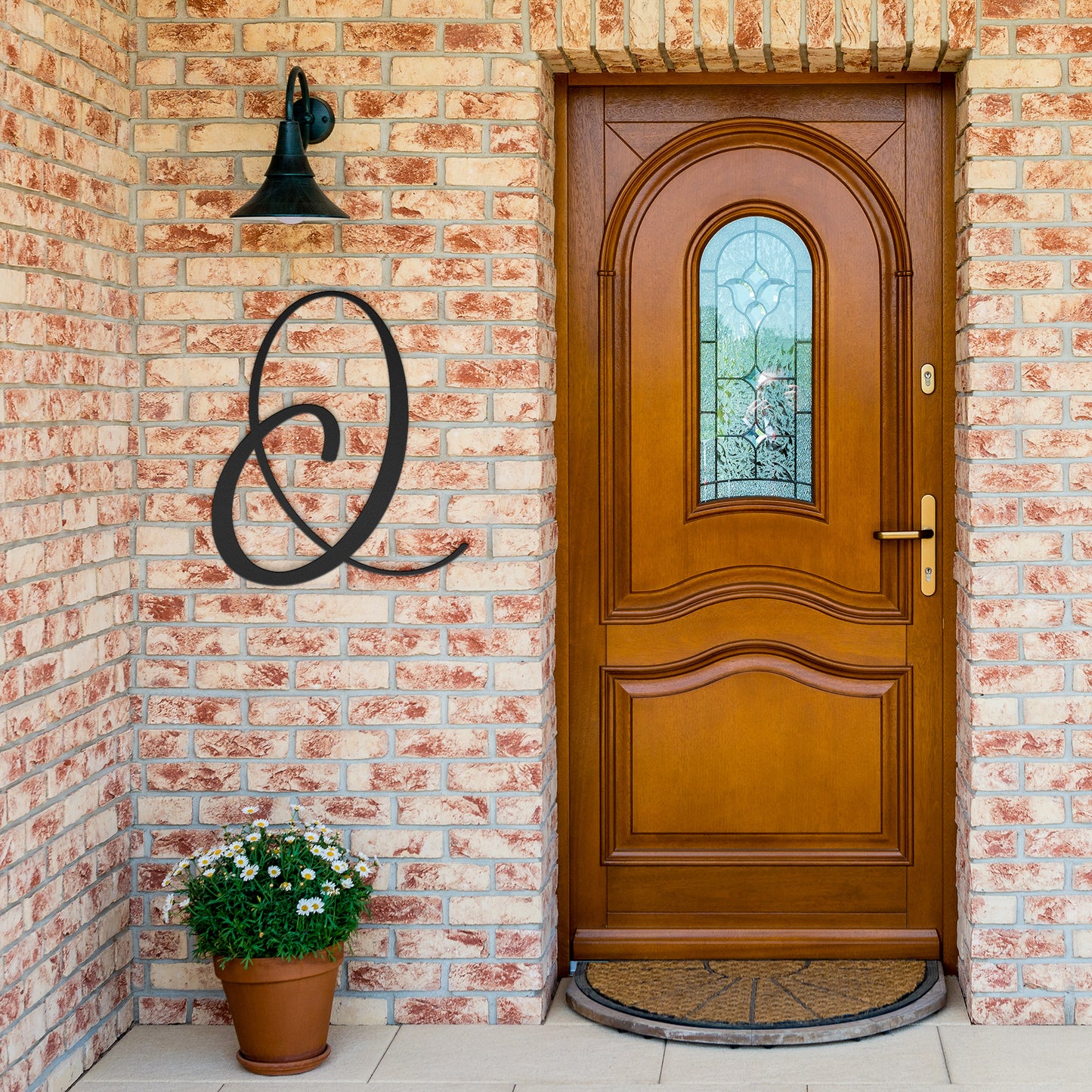 Script Letter Q, Your Initial - Country Proud USA