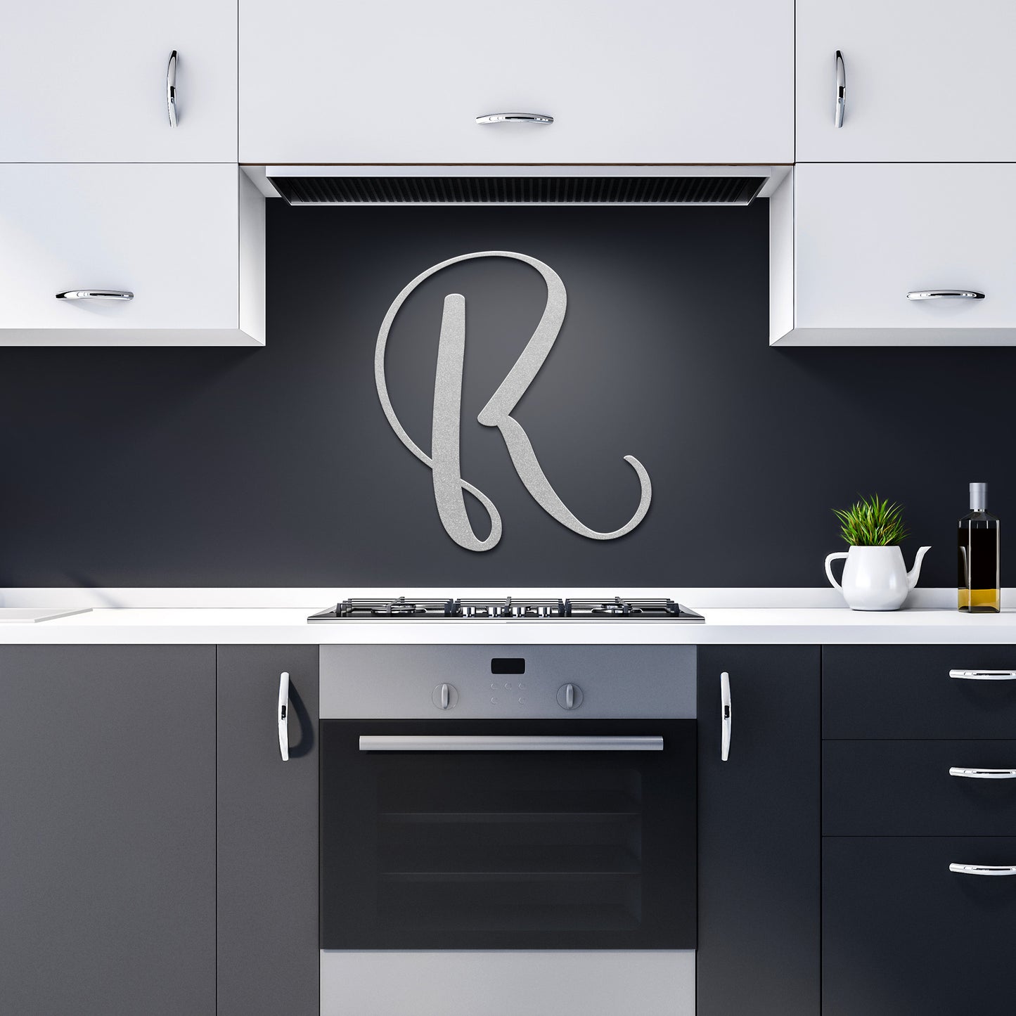 Script Letter R, Your Initial - Country Proud USA