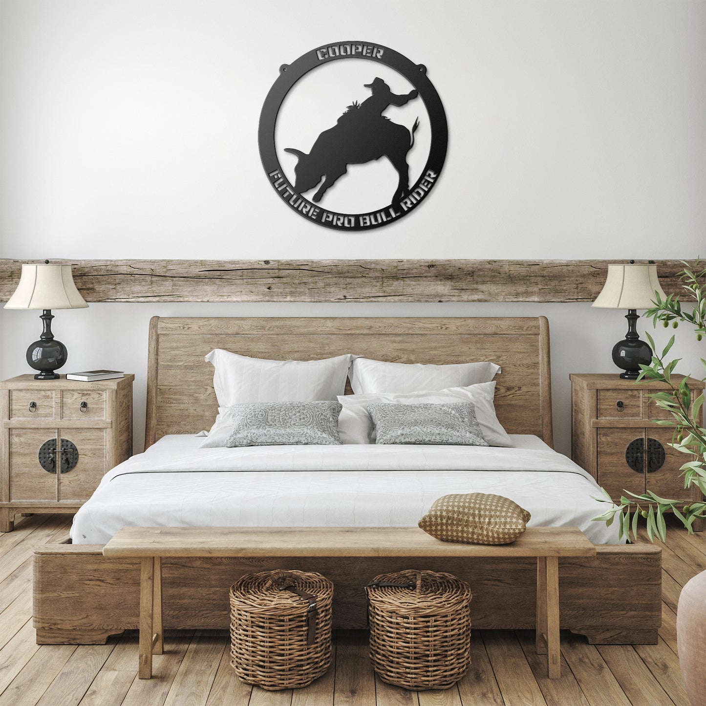 USA PBR Name Circle Monogram - Country Proud USA