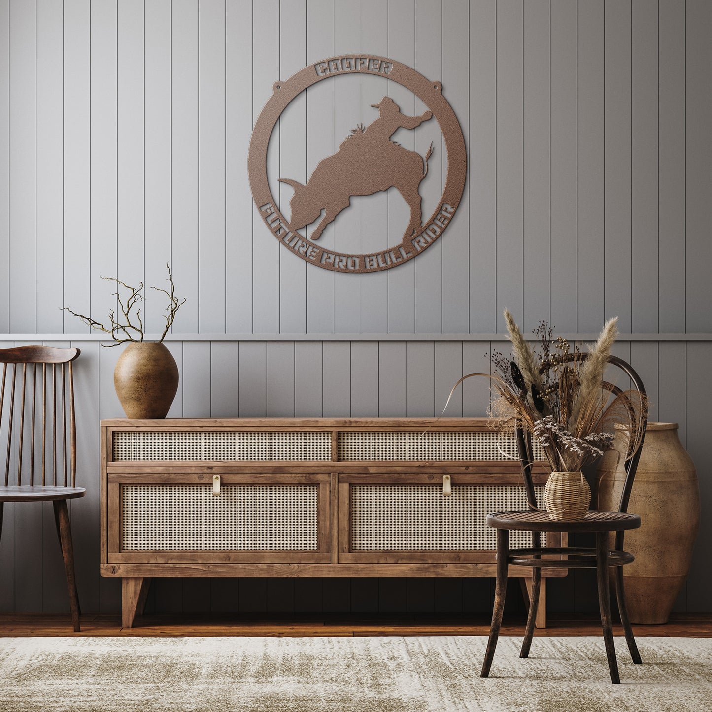 USA PBR Name Circle Monogram - Country Proud USA