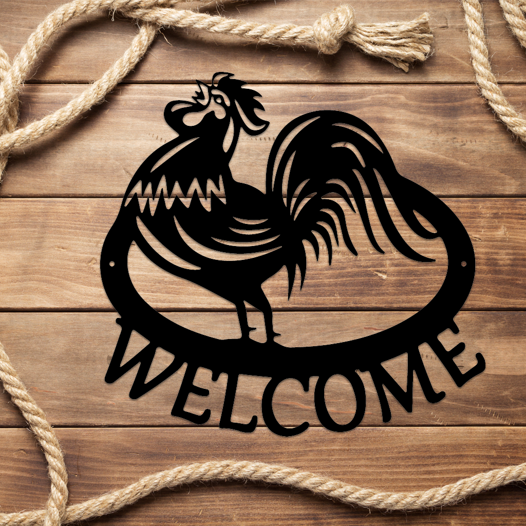 Welcome Rooster - Country Proud USA