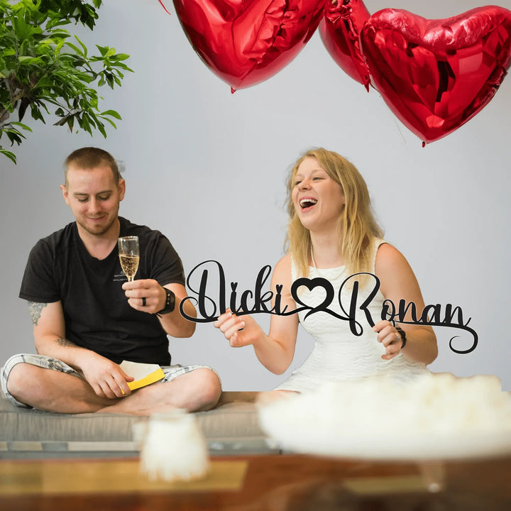 Celebrate Love with Custom Steel Wall Art