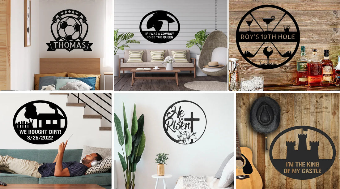 Creative Ways to Use Metal Wall Art in Your Home Decor