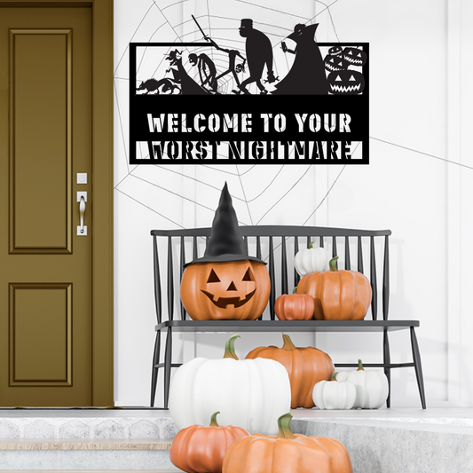 7 Halloween Prep Tips + Spooky Custom Metal Decor Ideas