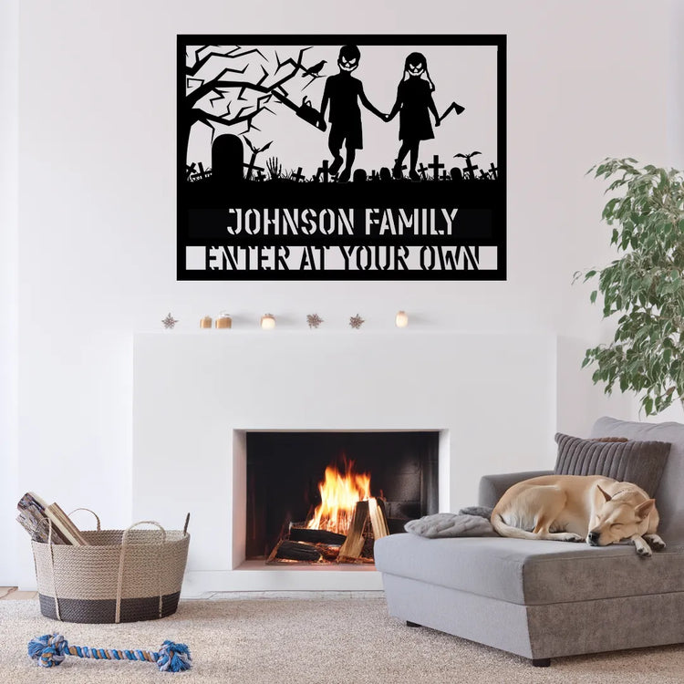 Johnson family zombie art