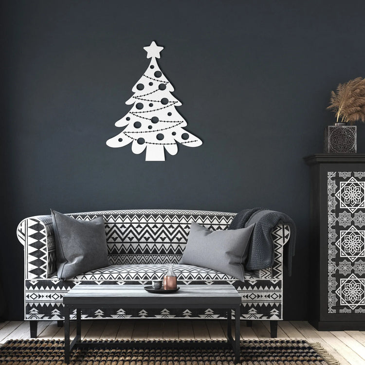 Christmas tree metal art