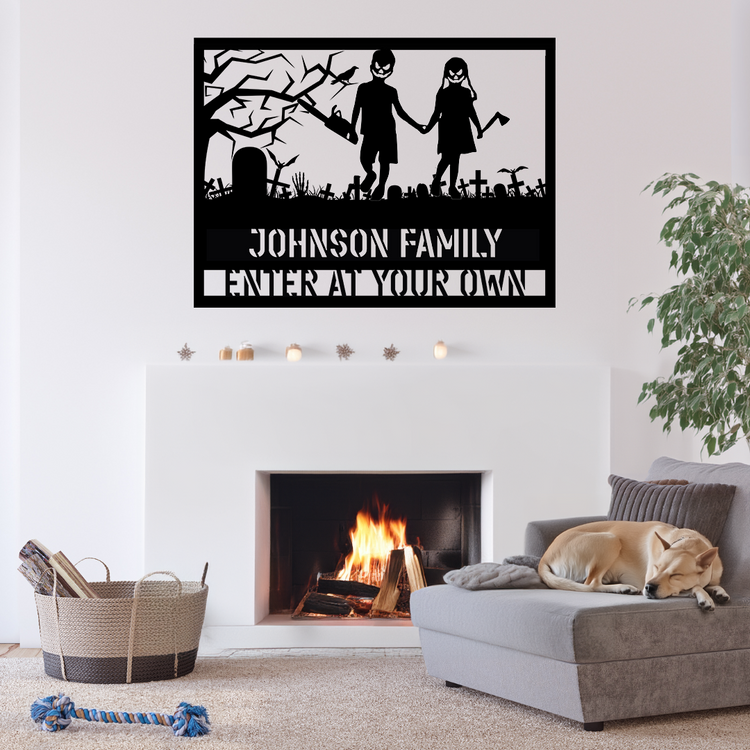 Johnson family zombie art