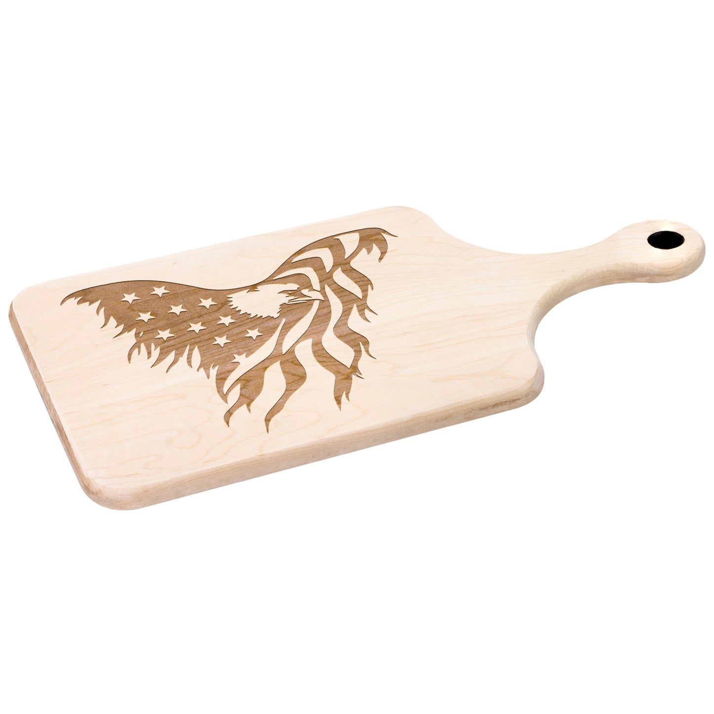 America Eagle Hardwood Paddle Cutting Board
