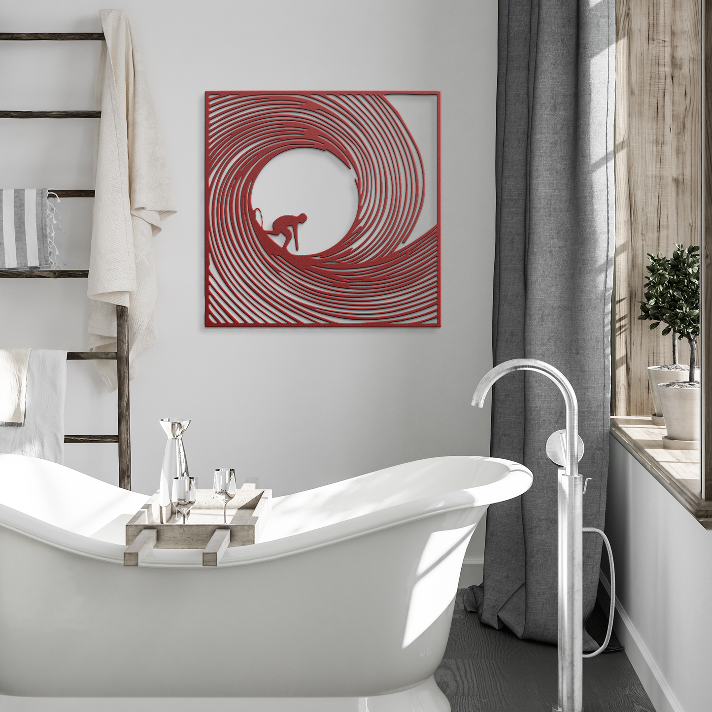 Barrel_Wave_Surfer_Metal_Wall_Art_Red_Modern_Bathroom_Mockup.png