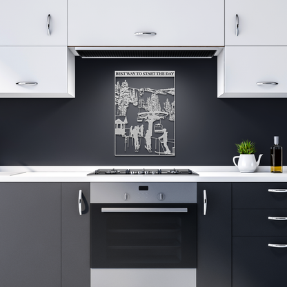 Best_Way_to_Start_the_Day_Metal_Wall_Art_Silver_Dark_Kitchen_Mockup.png