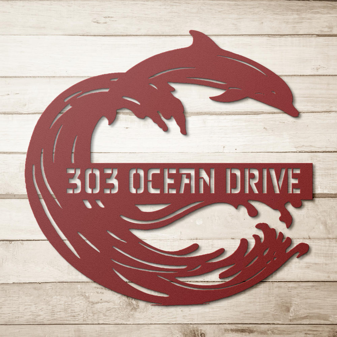 Custom_Dolphin_Bar_Address_Sign_Red_Simple_Wood_BKGD_Mockup_15550171