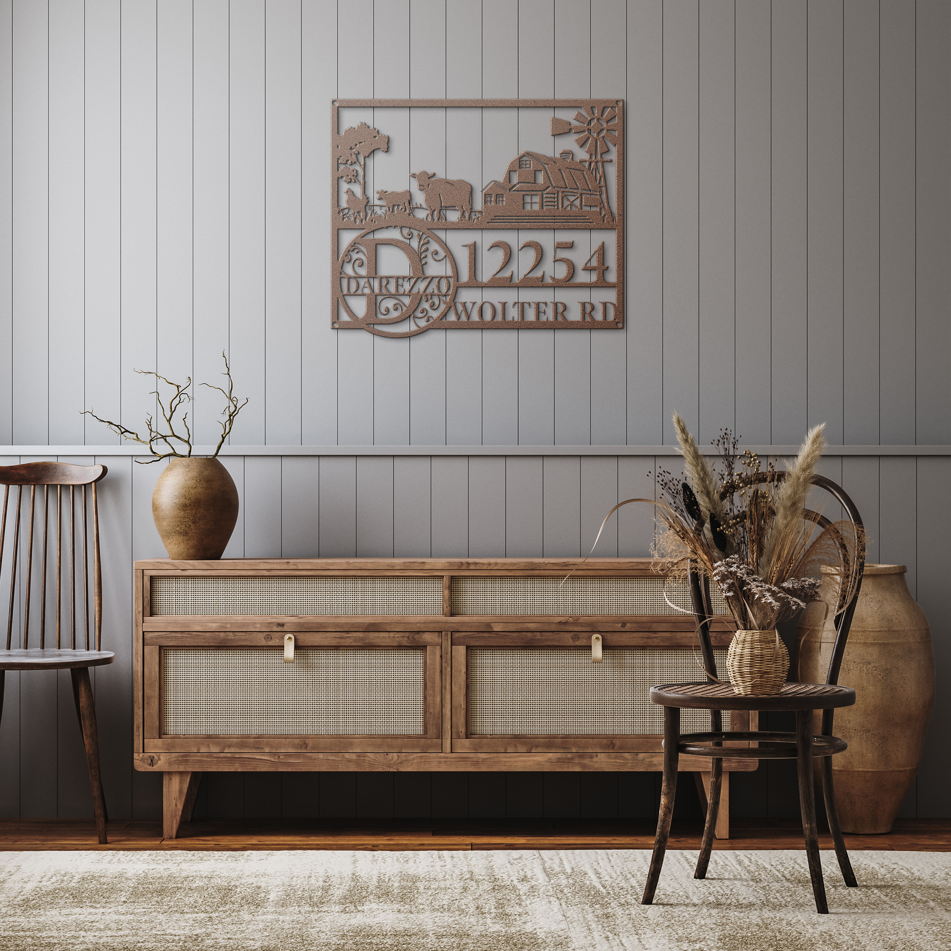 Custom_Farm_Metal_Art_Sign_Copper_Rustic_Hallway_Mockup.png